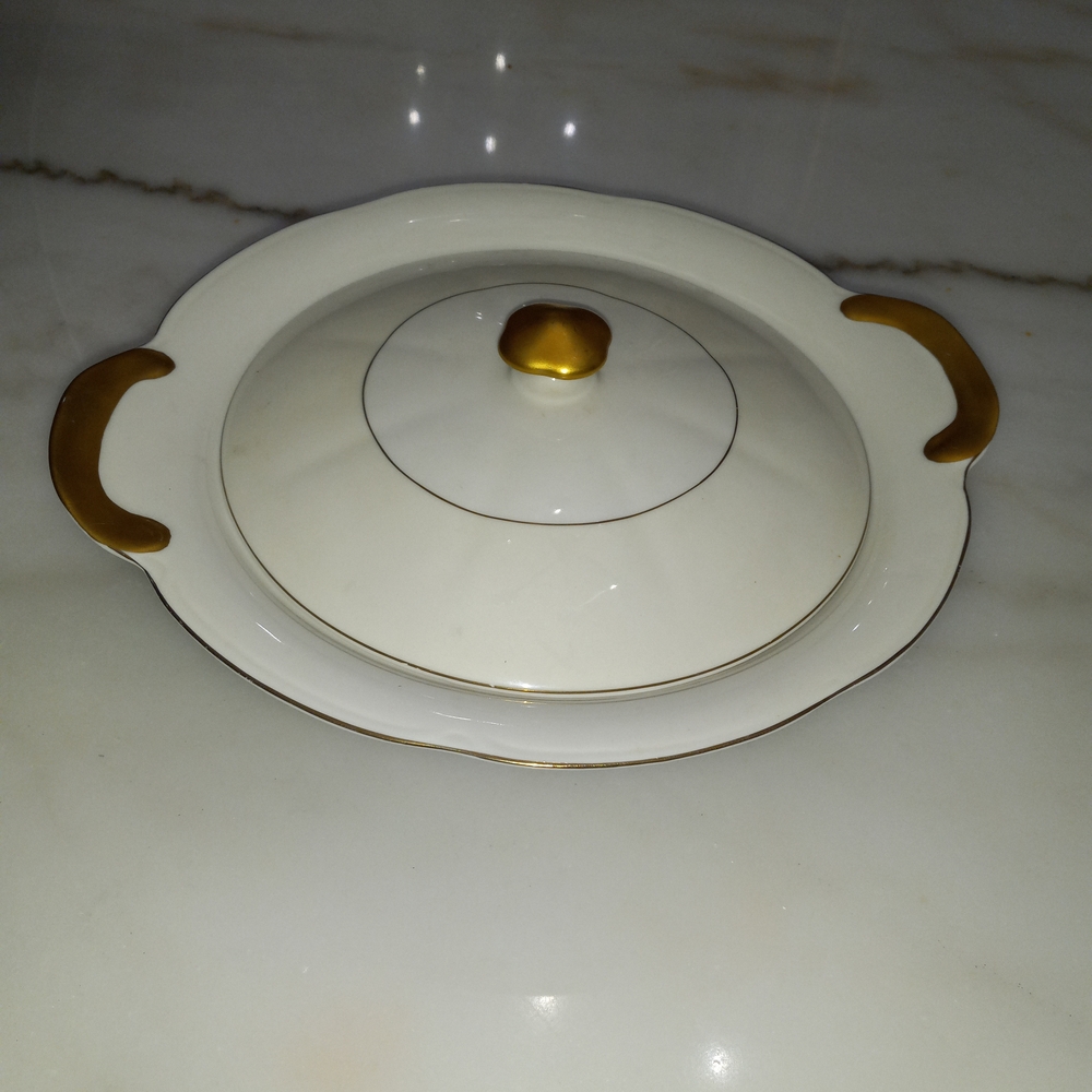 ANTIQUE THEODORE HAVILAND NEW YORK LEEDS DISH BOWL